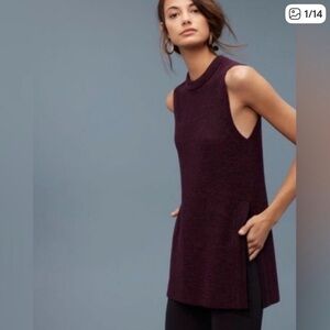 Wilfred Deep Purple Sleeveless Tunic